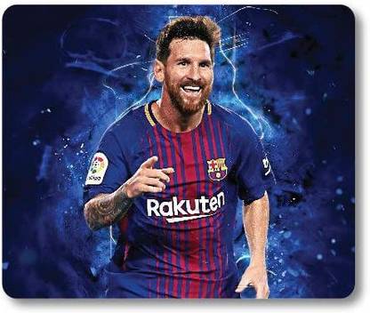 MIKKA Barca Theme Lionel Messi Mouse Pad Printed Anti Skid Computer Accessories P7423 Non Slip Base Mousepad