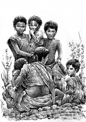 Varun pratap sharma artist Pencil 18 inch x 12 inch Painting