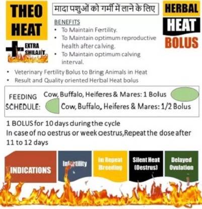 Theo Heat Herbal Heat Bolus with Extra Shilajit Pet Health Supplements