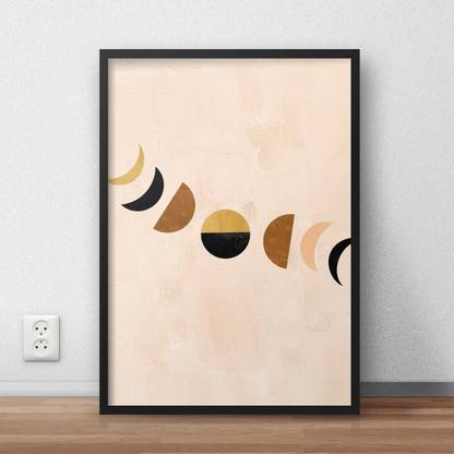 Moon Print, Phases of the Moon, Moon Wall Art, Moon Phases Poster, Lunar phases, Moon Phase Pictures, Moon Poster, Abstract Minimal Wall Art Fine Art Print
