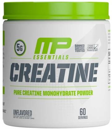 Bluelac MP Creatine Monohydrate For High Intensity Workouts - 300 g(Unflavored ) Creatine