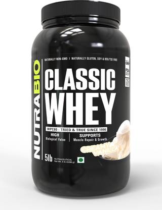 NUTRABIO Classic Whey Creamy Vanilla _5Lb Whey Protein