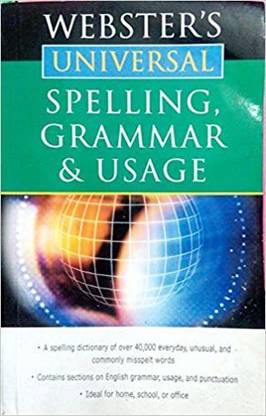 Webster's Universal Spelling Grammar & Usage (Used)