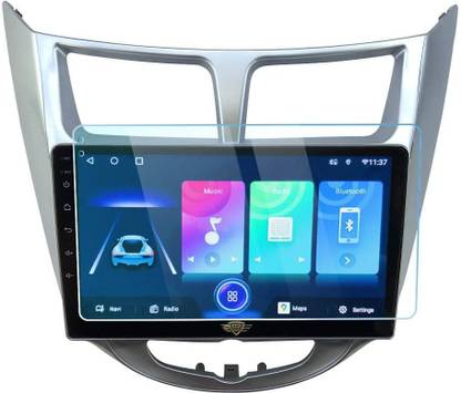 ATEEN Nano Glass for 9 inch Nano Tempered Glass/Touch Screen Navigation Car Transparent Display/Screen Protector Display Monitor Glass for Hyundai Accent Car Android Music System[for After Market Car Stereo]
