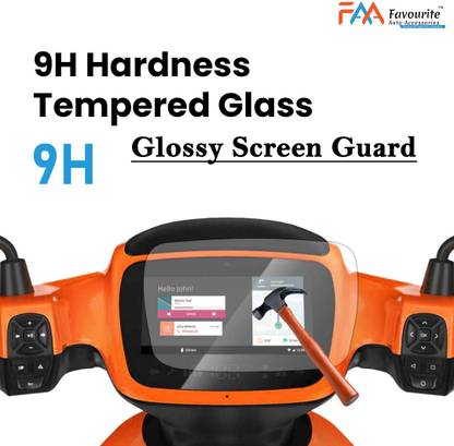 FAVOURITE AUTO ACCESSORIES Screen Guard for Ola S1 & S1 Pro (Glossy Screen Guard)