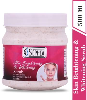 SEPHEA Skin Brightening And Whitening Scrub For Face And Body 500 ml Scrub