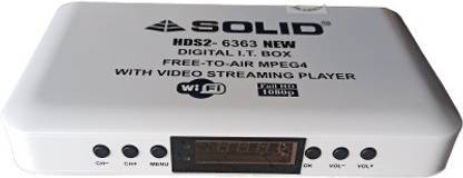 dilos Solid HDS2-6363 NEW FULL HD DIGITAL I.T BOX FOR GAINING ACCESS TO INTERNET AND SATELLITE Digital FTA Set-Top Box GET LIFETIME FREE TV / FM CHANNELS FROM DD FREE DISH ( NO MONTHLY CHARGES ) Media Streaming Device