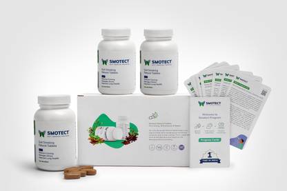 SMOTECT Quit Smoking Natural Tablets No Side Effects Detox & Quit in 12 Wks, 336 Pills Smoking Cessations