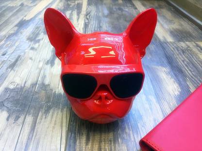 RHONNIUM Portable Bulldog Head Dog Speakers-SpK-111 20 W Bluetooth Speaker