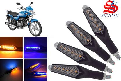 SHOP4U Front, Rear, Side LED Indicator Light for Hero HF Deluxe