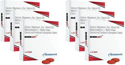 INTEGRACE NXT Multivitamin Supplement with Advanced ,Vitamin D3 & B12|90 Tablet-Pack of 6