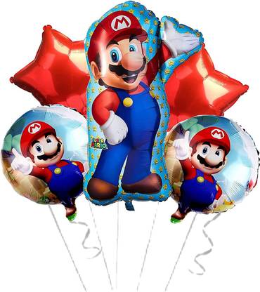 TOYXE Printed Super Mario Bross Theme Foil Balloon