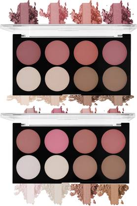 MARS Matte blusher with highlighter and contour blusher, highlighter, contour palette