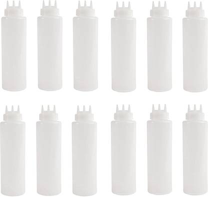 FLOREL Plastic with 3 Nozzle Squeeze Bottle 1000 ml Plastic Bottle