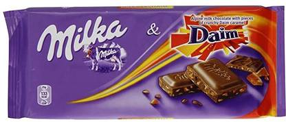 milka DAIM BAR 100G Bars