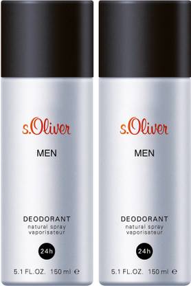 s.Oliver Men Deodorant Spray 150ml (Pack of 2)