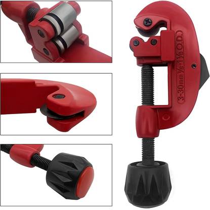 uptoak Tubing Cutter 1/8 to 1-1/8 Inch (3-30mm) for Aluminum, Copper, PVC, Tube with Extra Blade and Reamer Pipe Cutter