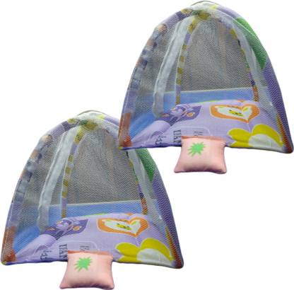 VCORP laddu gopal mosquito bed with pillow, size 0 to 2 numbers laddu gopal ji, 2pcs Dress
