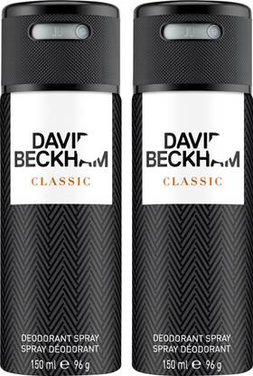 DAVID BECKHAM Classic Deodorant Spray 150ml (Pack of 2) Deodorant Spray  -  For Men