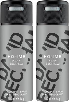 DAVID BECKHAM Homme Deodorant Spray 150ml (Pack of 2) Deodorant Spray  -  For Men