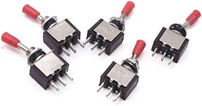TheTheJal T Doggle Switch, ST, ON-OFF, 3 A/250V AC, 3 PIN ON/OFF Spade Terminal Electronic Components Electronic Hobby Kit