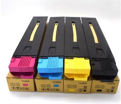 FINEJET 550 Toner Cartridge For Use In Xerox 550, 560 & 570 Printers Black + Tri Color Combo Pack Ink Cartridge