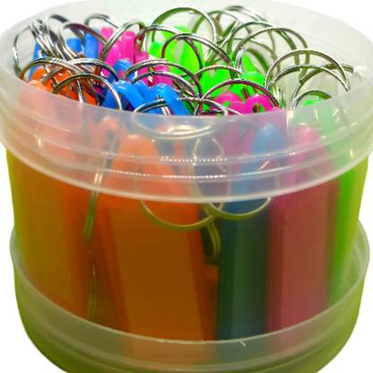 keychain with name tag labels &Multicolor Keyring Key Chain