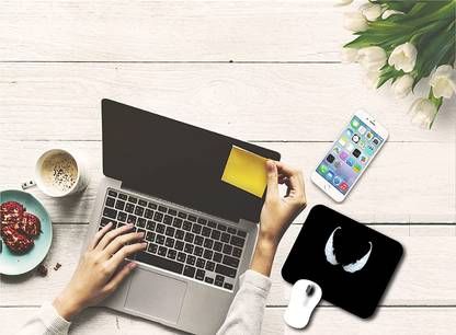 MIKKA Alien Eye Printed Mouse Pad for Office Gaming Professional Laptop/ PC/ Comp8086 Non Slip Base Mousepad