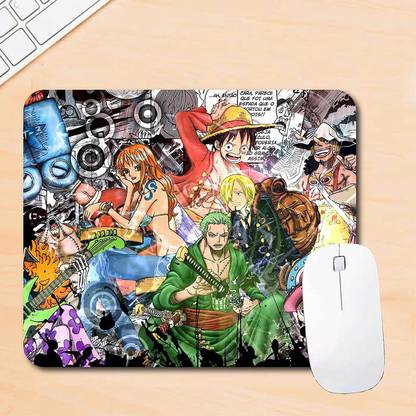 MIKKA One Piece Manga Cartoon Theme Animation Character Printed Mouse Pad Compati8615 Mousepad