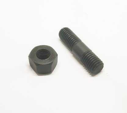 TOM Nut & Bolt Set 5/8x5/8x2.5" BSW STUD (Pack of 12 Studs with Nut)
