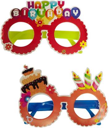 Shopperskart Funny Sunglasses |Cake Glasses |Party Favors for Kids & Adults - 2 Pack  Party Glow Ornament