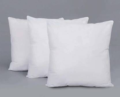 Anita Corporation Microfiber Square Cushion Pillow Fillers Inserts For Bed, Sofa, 12 x 12 Inch Microfibre Solid Cushion Pack of 3