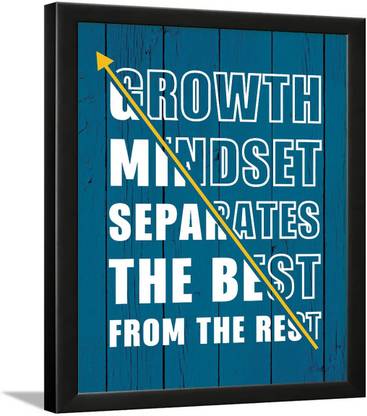 Motivational Quotes Frames - Framed Posters with Frame – Growth Mindset