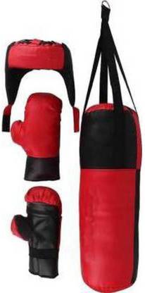 EmmEmm Pvc Material Kids Filled Boxing Kit (3 to 10 Years) With Gloves & Head Guard Boxing Kit
