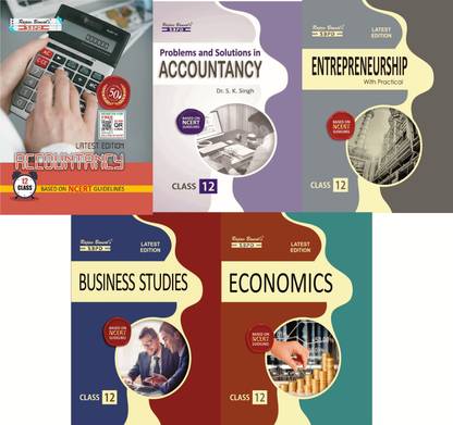 Jharkhand Board Commerce Class 12 Books Combo Pack - Economics, Entrepreneurship, Accountancy, P.P. Accountancy, Business Studies