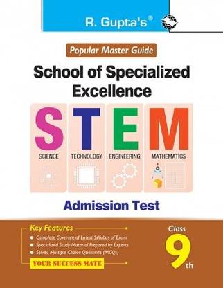 School Of Specialized Excellence - STEM (Class 9th) Admission Test Guide