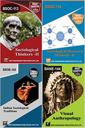 IGNOU BASOH Help Books Combo Offer Of BSOC 113 BSOC 114 BSOE 142 BANE 144 IGNOU Study Notes For Exam Preparations With Solved Previous Year Papers (Latest Syllabus) IGNOU BA Honours Sociology (CBCS) BSOC-113 BSOC-114 BSOE-142 BANE-144