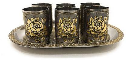 PH Watches Tray, Glass Serving Set