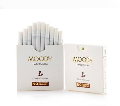 Aarogyam Herbals Moody Tobacco & Nicotine Free Cigarette for Relieve Stress (Clove Flavour ) Smoking Cessations