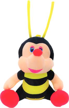 Kraftix Yellow Honey Bee Stuffed Plush Soft Toy Doll Teddy Bear Animal KST260334  - 34 cm