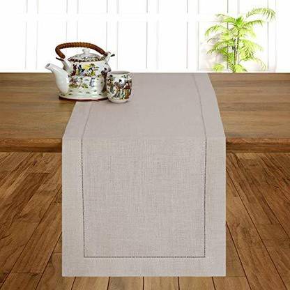 D'Moksha Homes Multicolor 37.6 cm Reversible Table Runner