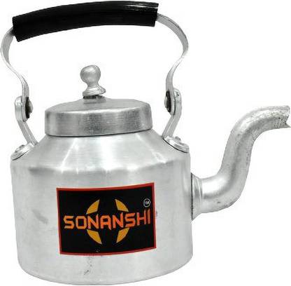 Sonanshi Aluminium Traditional Roadside Cutting Chai/Tea Kettle for Tea/Coffee Tea Urn