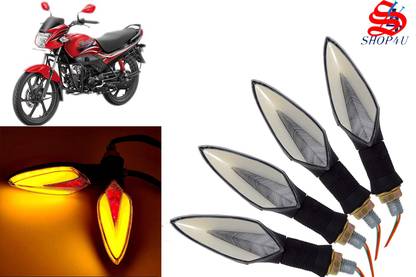 SHOP4U Front, Rear, Side LED Indicator Light for Hero Passion Pro