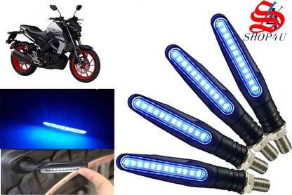 SHOP4U Front, Rear, Side LED Indicator Light for Yamaha Universal For Bike