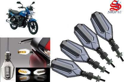 SHOP4U Front, Rear, Side LED Indicator Light for Bajaj Platina 125