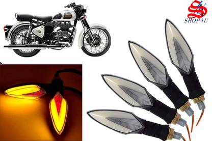 SHOP4U Front, Rear, Side LED Indicator Light for Royal Enfield Classic 350