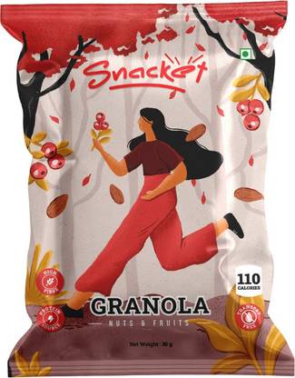 Snacket Nuts and Fruit Pouch