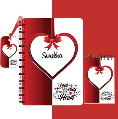 epheriwala I Love You Surekha A5 Diary Ruled 140 Pages
