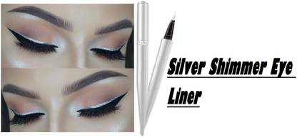 GFSU Shimmer Silver Eyeliner ,Long Lasting , Quick Dry,Waterproof,Shimmer Finishing 1.5 g