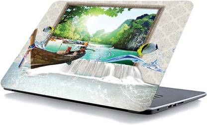 qth GRAPHICS LAP-5058 VINYL Reusable Laptop Skin Compatible for 15.6 inch